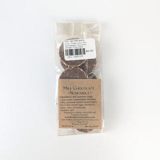 2 oz. "Grab-n-Go" Milk Nonpareils | Gourmet Artisan Chocolate