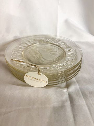 Glass Pear Plates (Set of 6) 8'