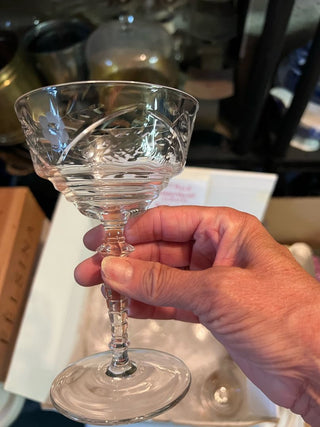 Vintage Etched Coupes (Set of 11)