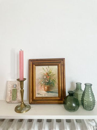 Floral Oil Painting (Sourced in Italy)