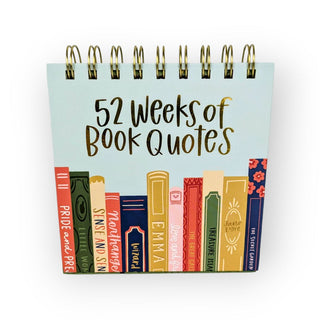 52 Weeks of Book Quotes - Desk Flip Calendar Success