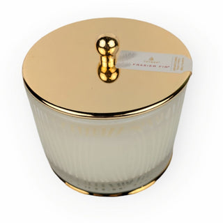 Frasier Fir Gilded Medium Poured Candle, Frosted Wood Grain