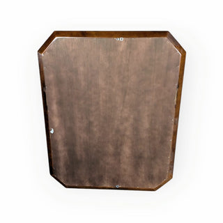 Large Wood Frame Mirror with Beveled Corners 46Wx2Dx38H