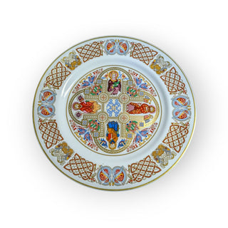 Spode Kells Plate, Decorative Hanging Plate 11wx1dx11h