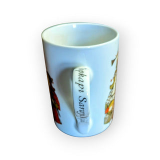 White Mug with Musicians