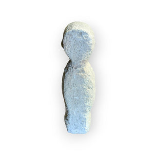 Stone Sculpture of Robed Man 3wx3dx10h