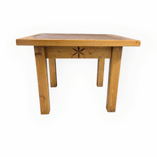 Wood End Table with Tile Top 27Wx27Dx20H