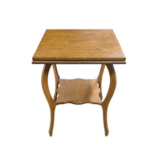 Vintage Solid Wood Parlor Table 23wx23dx29h