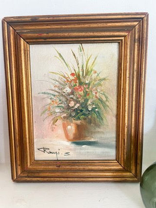 Floral Oil Painting (Sourced in Italy)