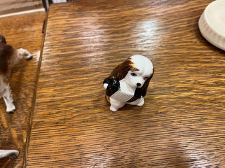 VTG Cocker Spaniel & Accordion Statue Small