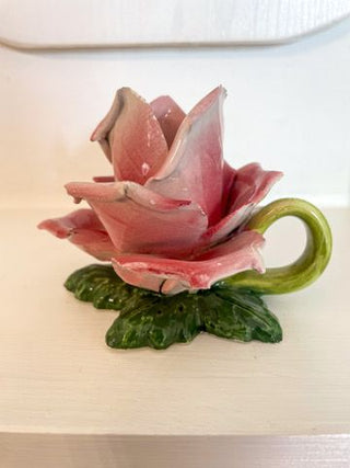 Capidote Rose Candle Stick Holder (Sourced in Italy)