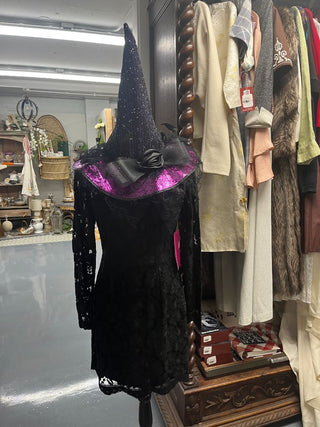 Betsy Johnson Black Lace/Lined LS Dress - Size 6 - New