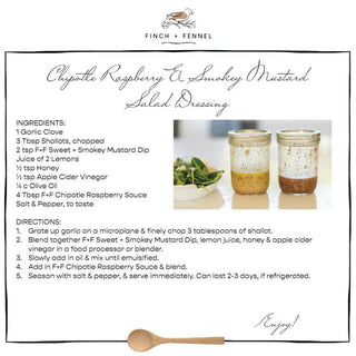 9 oz Sweet + Smokey Gourmet Mustard  | Gourmet Mustard by Finch & Fennel