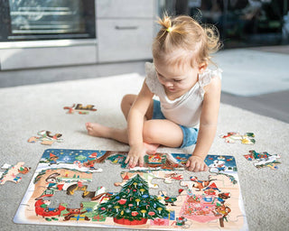 Christmas Cheer (35pc) Floor Puzzle - Ages 3+