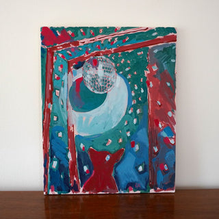 Original Painting "Disco Cat"