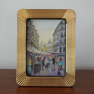 Original Painting "Paris Market at Sunset"