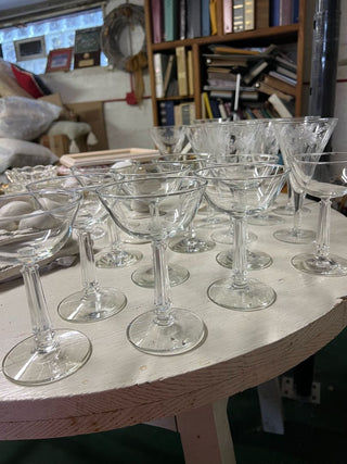 Clean Lines Champagne Coupes (Set of 9)