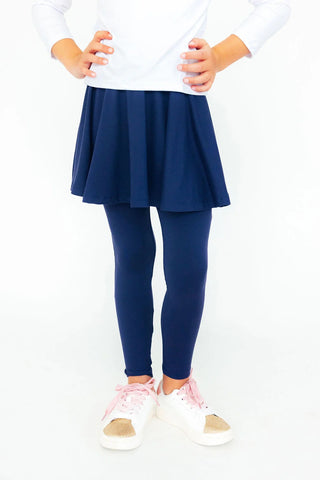 Navy Twirl & Play Skegging (Skirt with Leggings) 5/6 Years