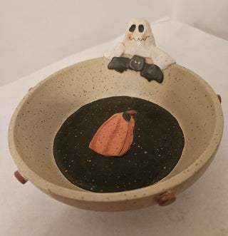 Ghost & pumpkin bowl