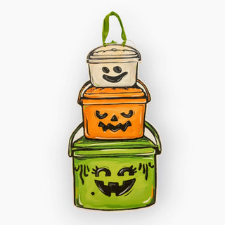 Happy Halloween Buckets Door Hanger Price is Firm