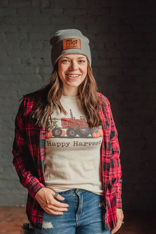 Happy Harvest Unisex Tee – Fall Fun Starts Here - L