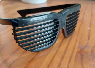 True Vintage - 1980s shutter shades, made in Taiwan