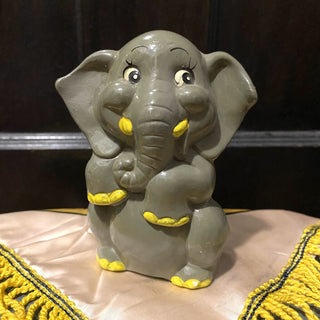 Vintage Elephant Coin Bank (AS-IS) 4.5x3.5x2.5