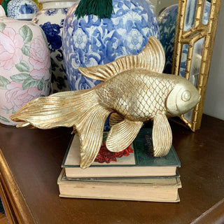 Goldfish Resin Statue | 12"L x 7.25H CA