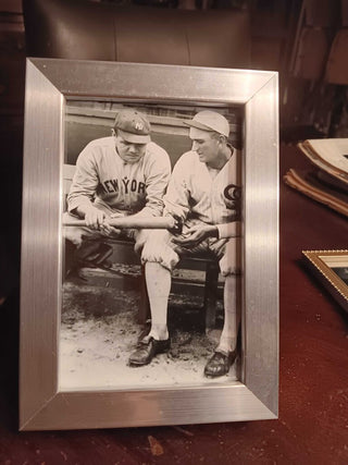 Babe Ruth and Eddie Collins ( Awesome Shot!)