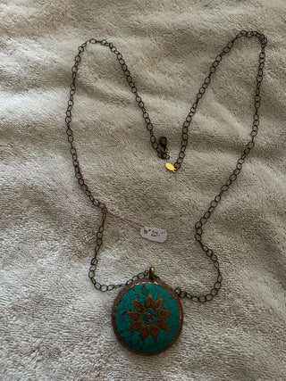 Pendent Necklace Turquoise 2"