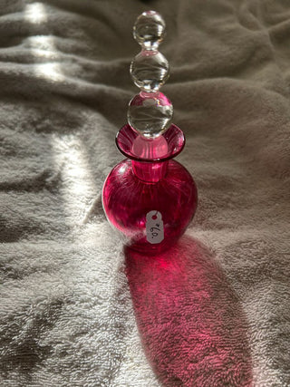 Glass Crystal Stopper Perfume 5.5"