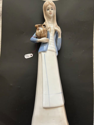 Girl w/Water Jug Figurine 10.5"