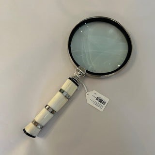 Large MCM Magnifying Glass Bone & Shell #122
