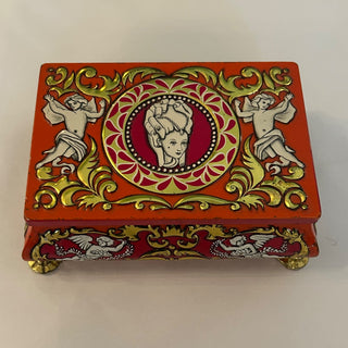 Fricke & Nacke West Germany Footed Tin 7191