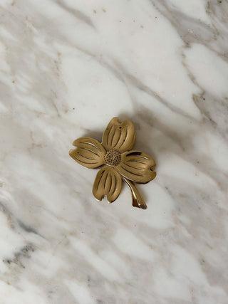 Virginia Metalcrafters Brass Dogwood Paper Clip