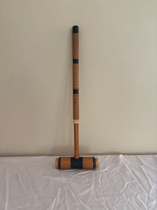 12.00 vintage croquet mallet with black trim