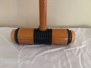 12.00 vintage croquet mallet with black trim