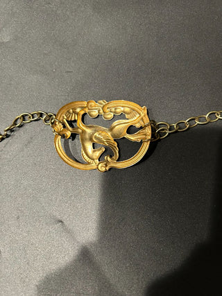 Pegasus Brass Bracelet