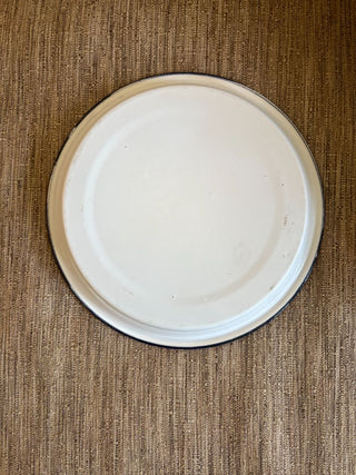 white enamel dish