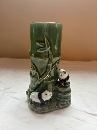 Panda ceramic vase