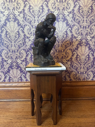 Vintage, Marval chalkwere sculpture,The thinker