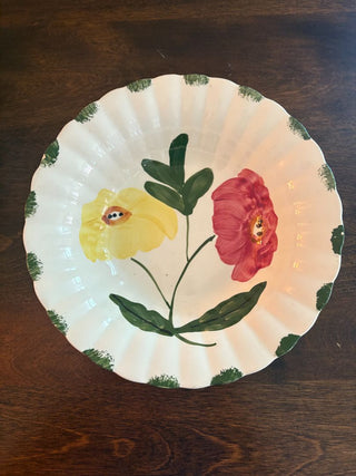 Flowered Ceramic Bowl