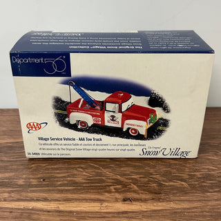 Dept. 56  AAA Village Service Vechicle Tow Truck