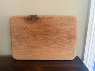 footed large cutting board
