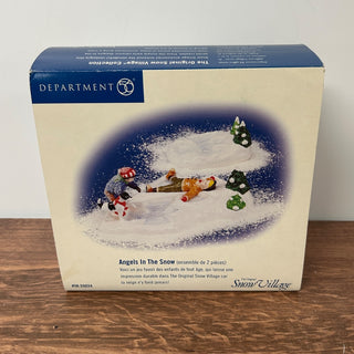Dept. 56 Angels in the Snow, 2 piece Set