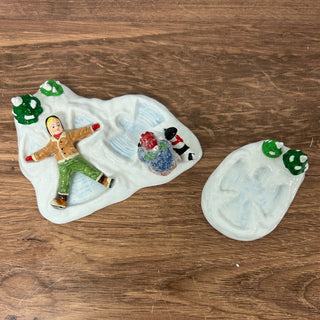 Dept. 56 Angels in the Snow, 2 piece Set