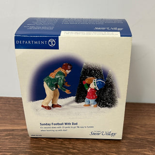Dept. 56 Sunday Football with Dad