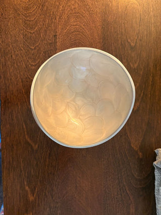 bowl with shell inlay