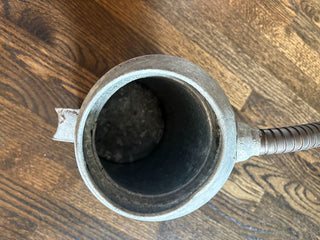 galvanized vintage motor oil dispenser