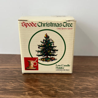 Spode Low Candle Holder